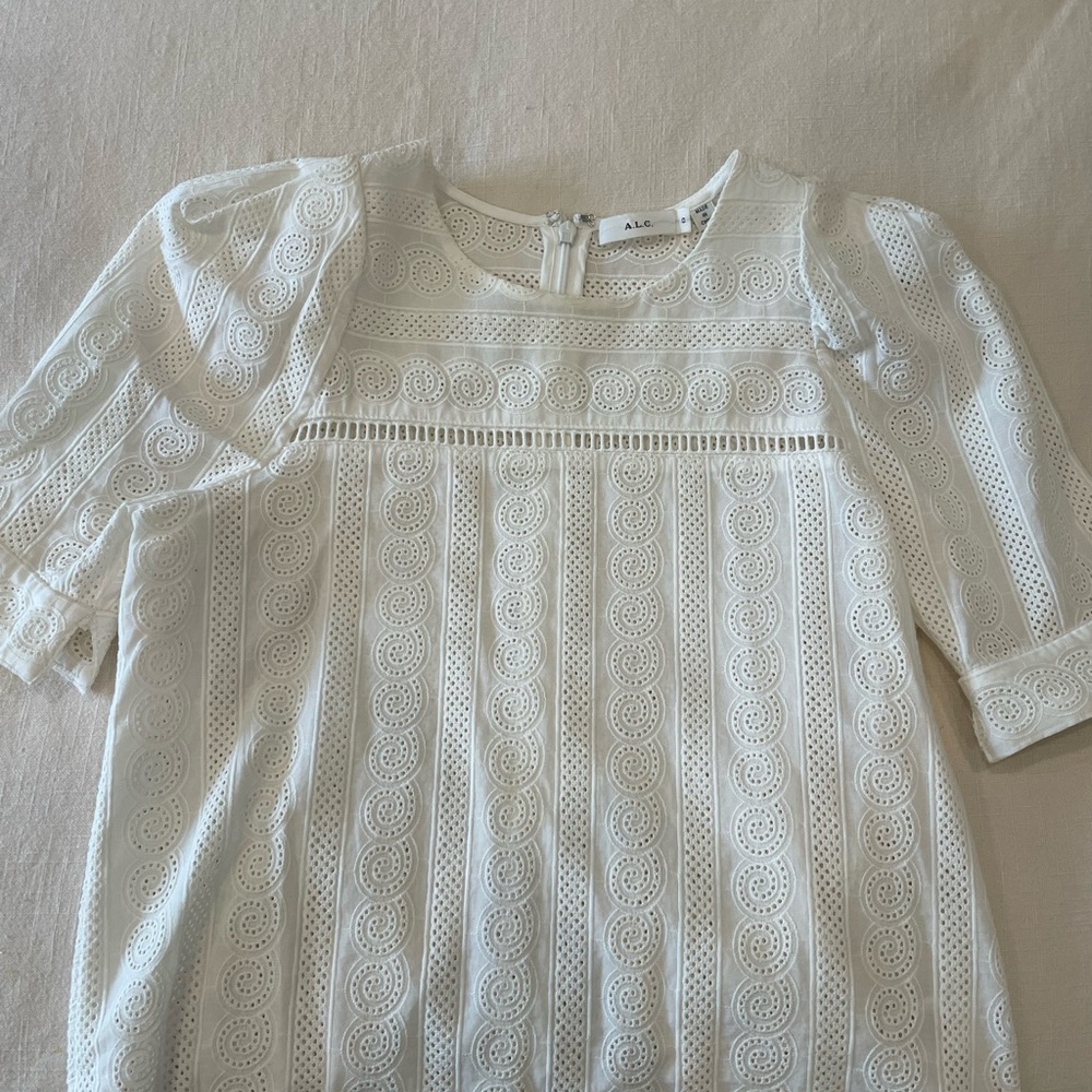 A.L.C. Ivory Lace Top